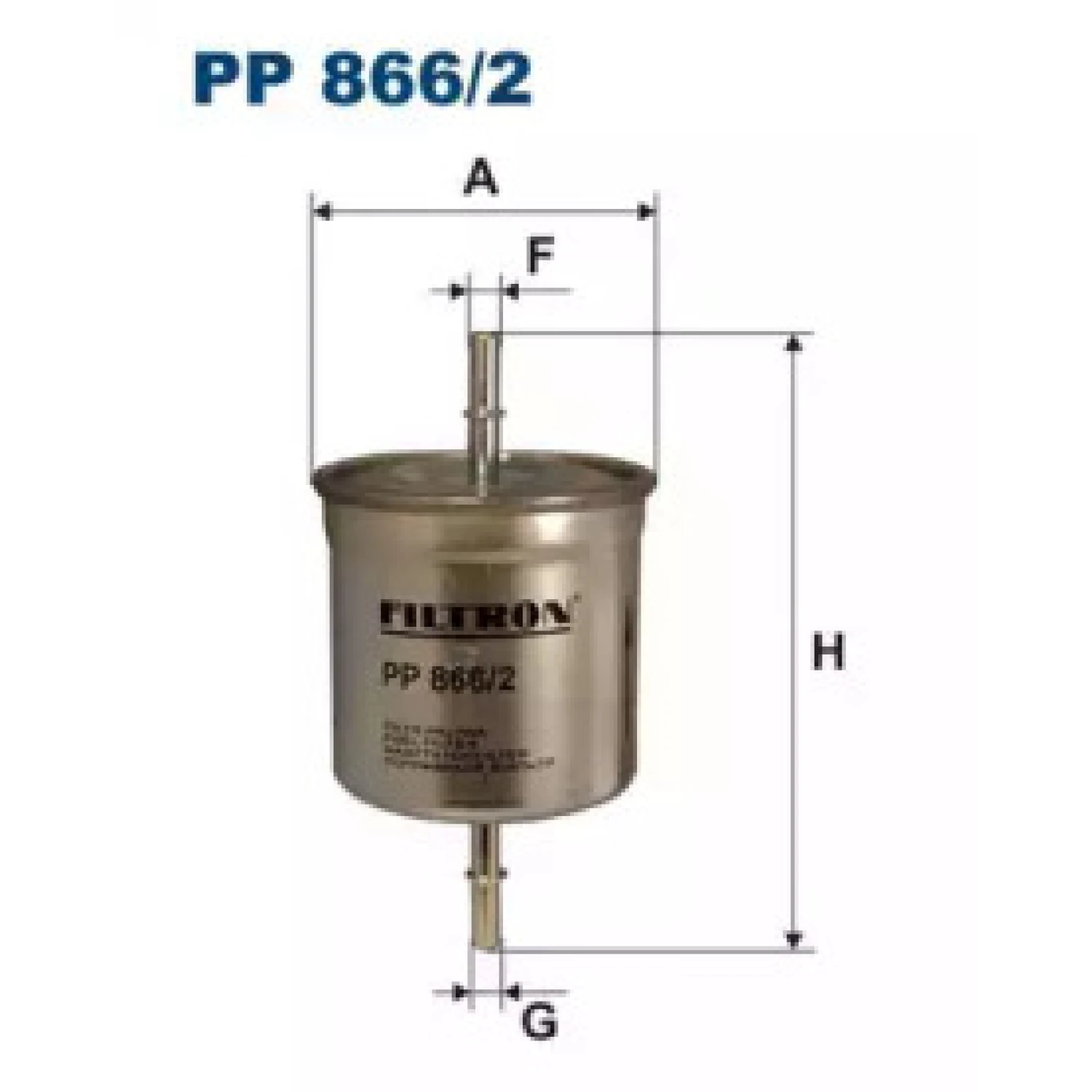 Фільтр паливний FILTRON (аналог WF8330) (PP866/2)