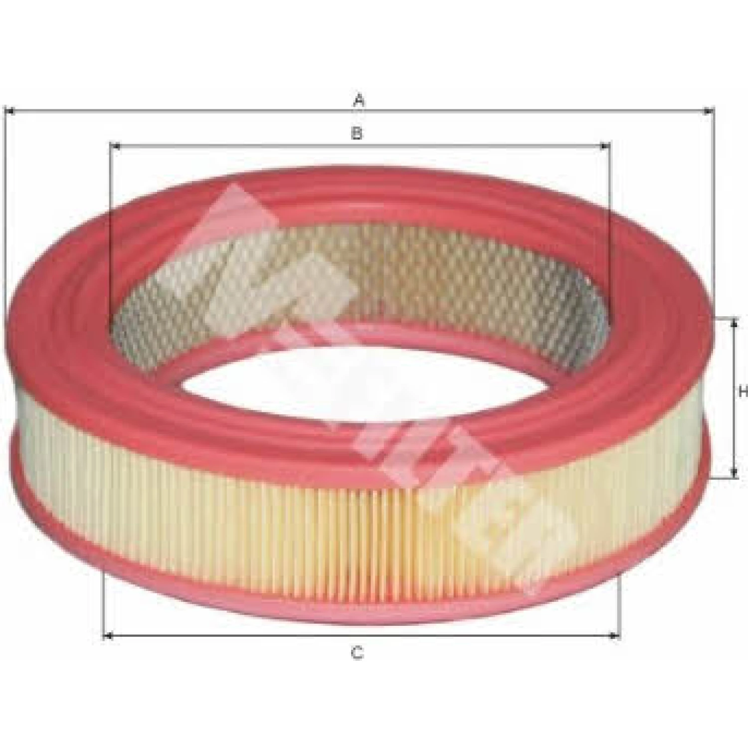 Фiльтр повiтряний FORD, M-FILTER (A125)
