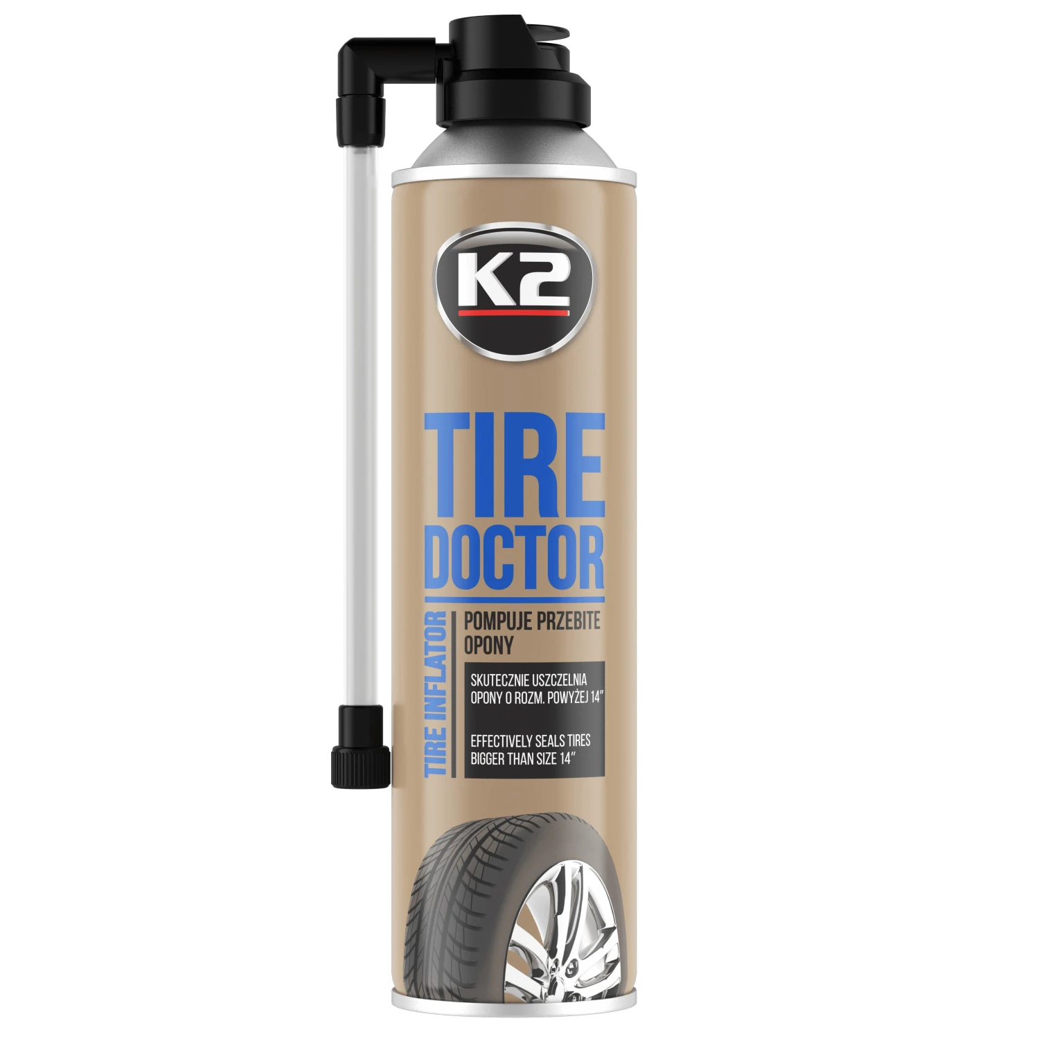 Герметик від проколів шин K2 Tire Doctor аерозоль 500 мл (B311)