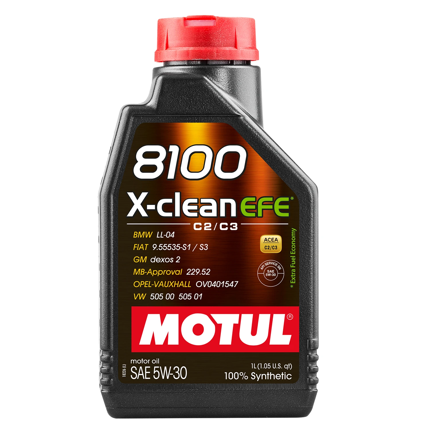 Олива моторна MOTUL 8100 X-сlean EFE 5W-30 1 л (109470/814001)