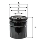 Фільтр оливи WIX FILTERS FORD Tourneo Custom 2012, Transit 2014, Transit Custom 2012 (WL7542)