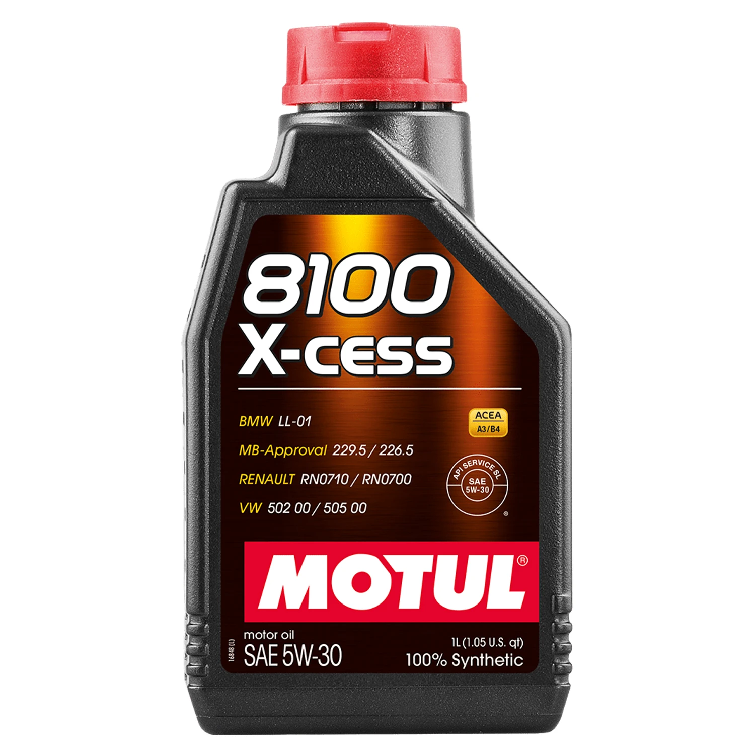 Олива моторна MOTUL 8100 X-cess 5W-30 1 л (108944/368101)