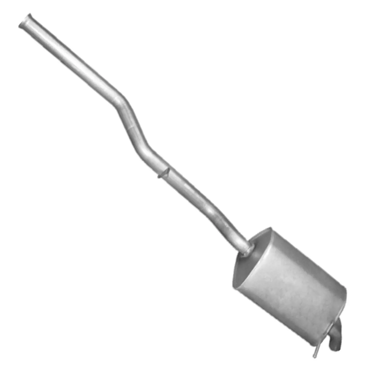 Глушник POLMO Mercedes C200-W203 / C200-T203 / C220-W203 / C220-T203 алюмінізована сталь (13.212)