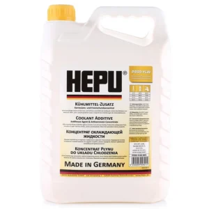 Рідина охолоджуюча HEPU Антифриз -38 °C G11 жовта концентрат 5 л (P999-005)