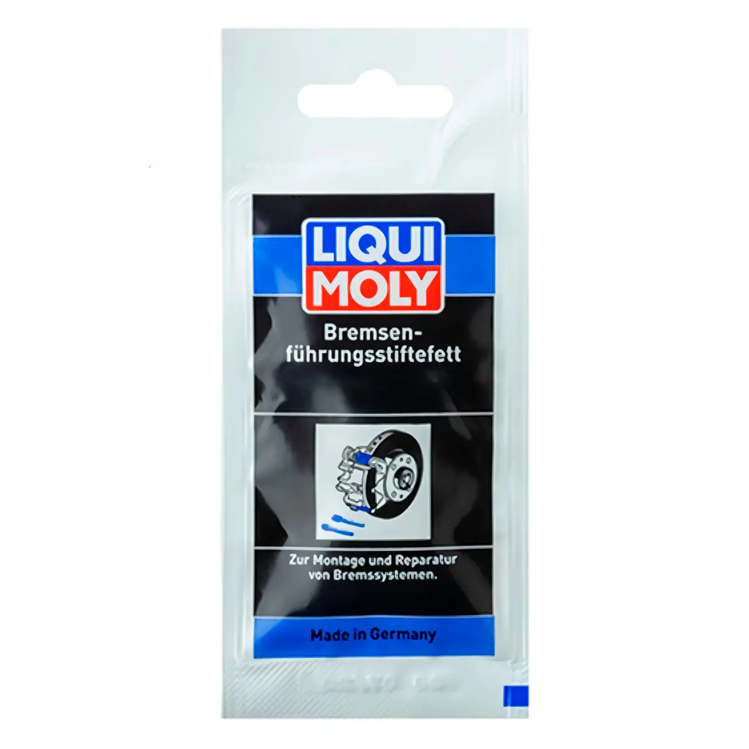 Мастило LIQUI MOLY Bremsenfuhrungsstiftefet для направляючих пальців супорта 5 мл (39022/21204/21119)