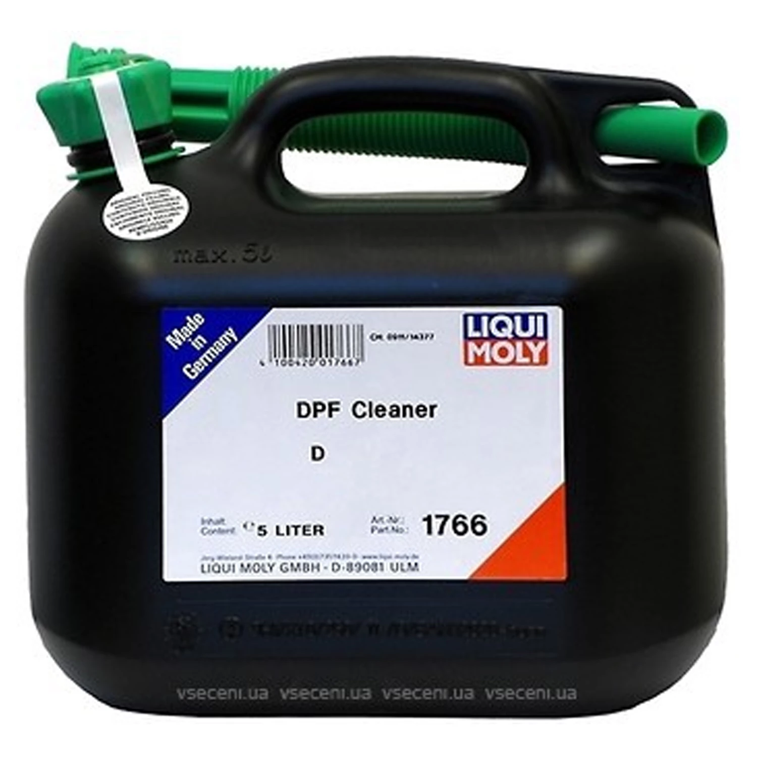 Очищувач сажового фільтра LIQUI MOLY DPF Cleaner для вантажних авто 5 л (1766)