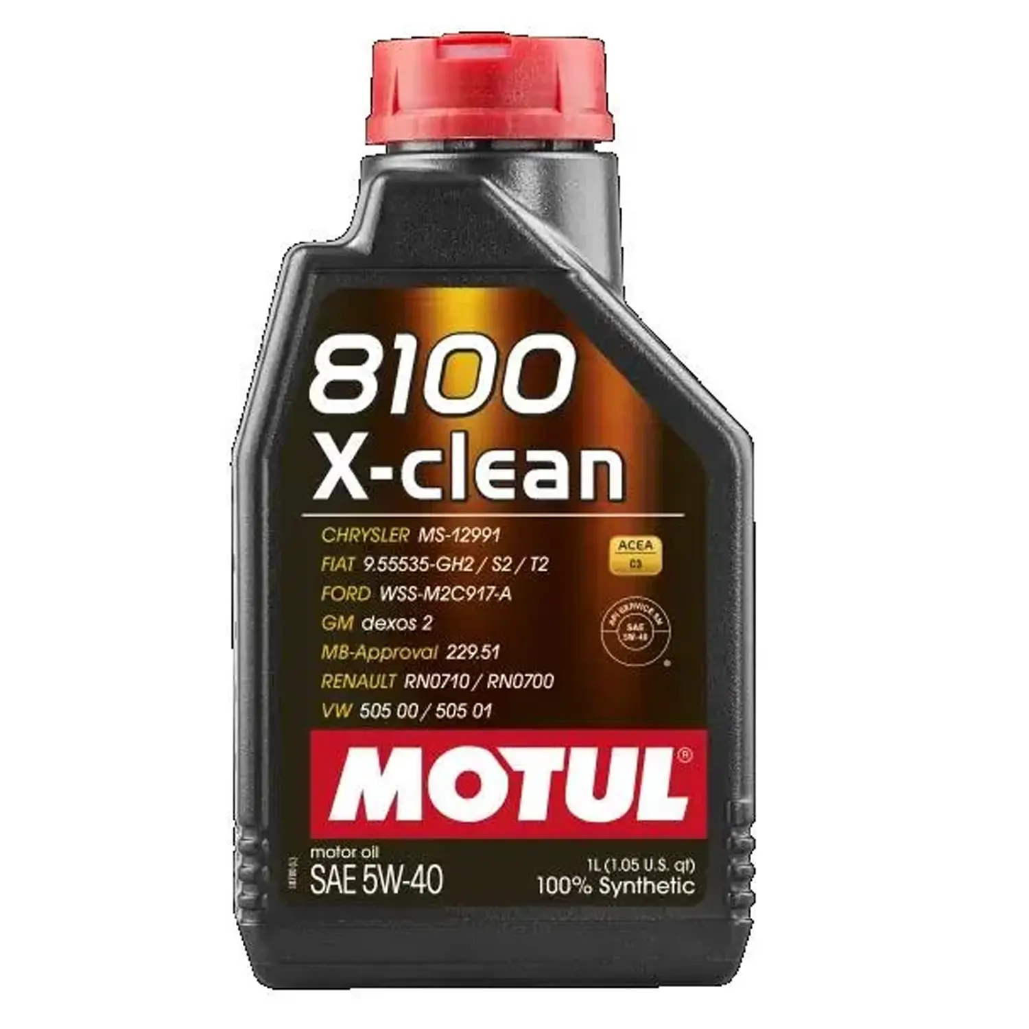 Олива моторна MOTUL 8100 X-clean 5W-40 1 л (102786)