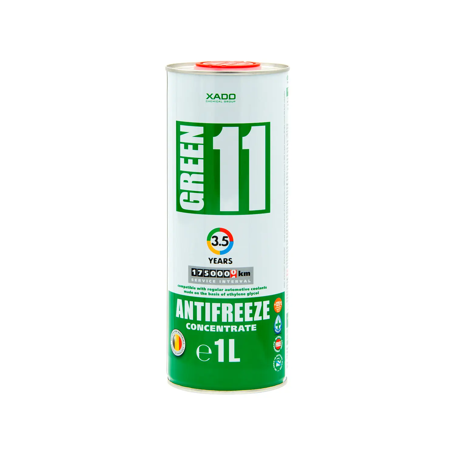 Рідина охолоджуюча XADO Antifreeze Green 11 концентрат 1,1 кг (XA 50004_1)