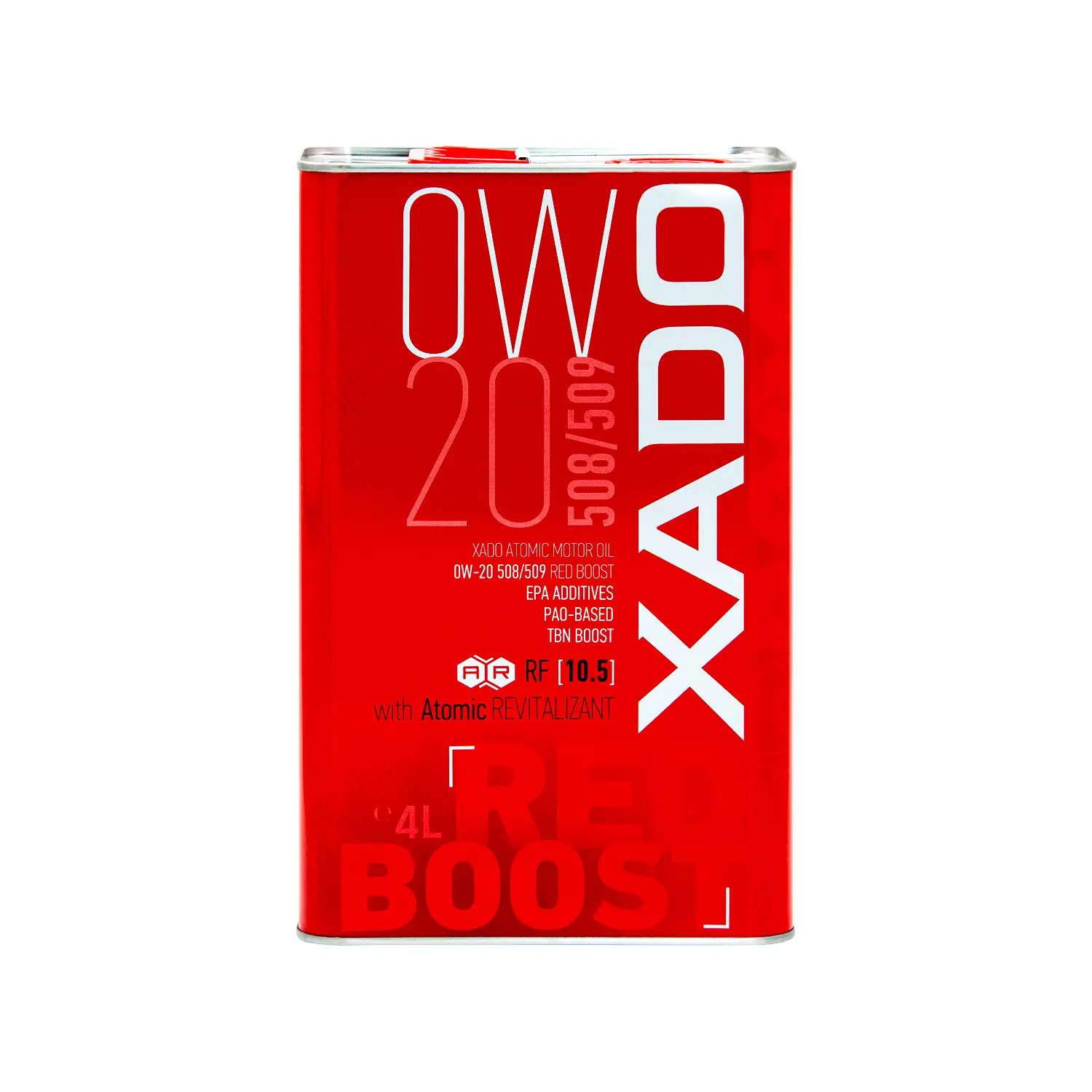 Олива моторна XADO 0W-20 508/509 Red Boost синтетична 5 л (ХА 25294)