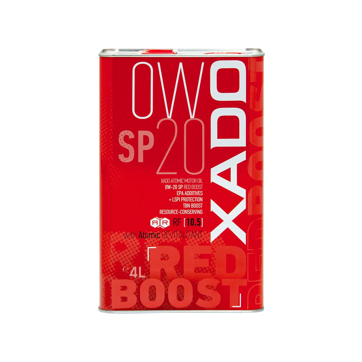 Олива моторна XADO 0W-20 SP Red Boost синтетична 4 л (XA 24294)
