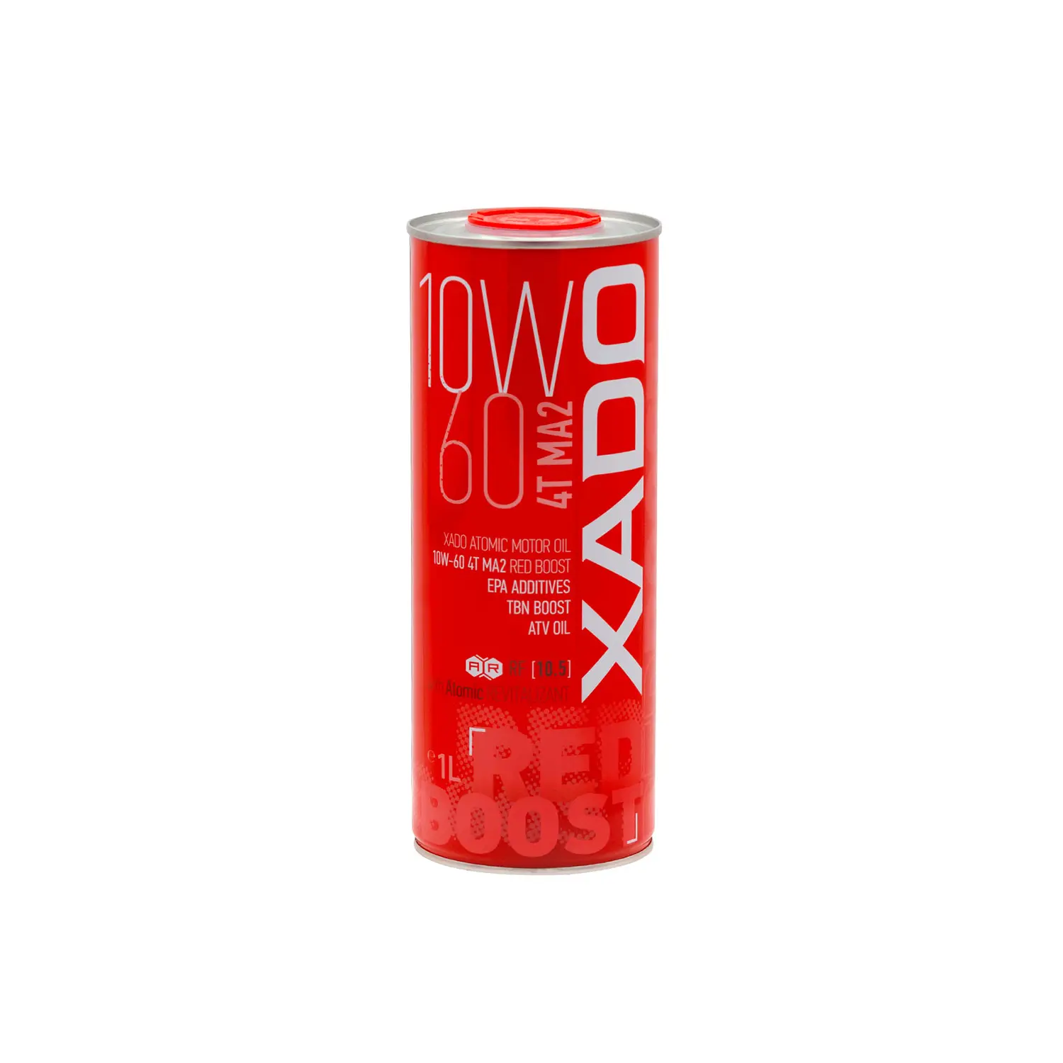 Олива моторна XADO 10W-60 4T MA2 Red Boost синтетична 1 л (XA 26128)