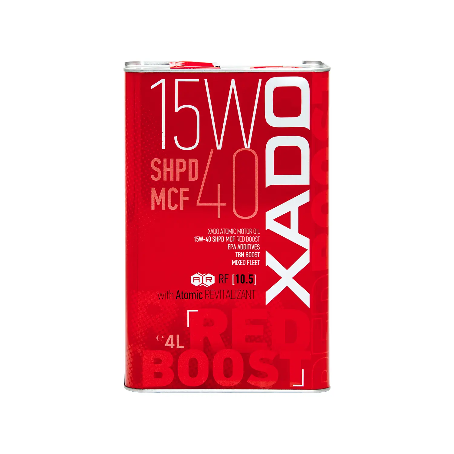 Олива моторна XADO 15W-40 SHPD MCF Red Boost мінеральна 4 л (XA 26213)
