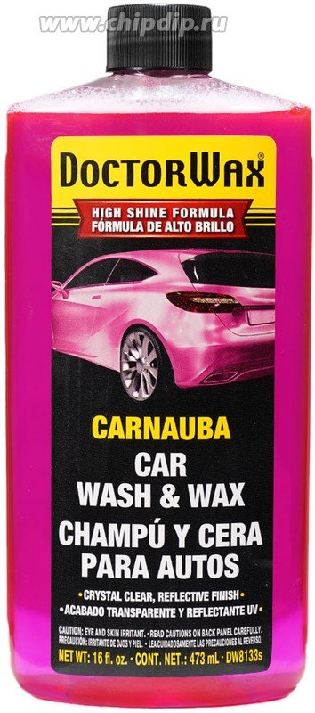 Автошампунь з воском концентрат DoctorWax 473 мл