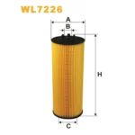Фільтр оливи WIX FILTERS Audi A4 (B5/8D), A4 (B6,B7/8E,8H), A6 (4B/C5), A6 Quattro/Allroad, A8 (4D (WL7226)
