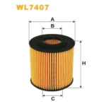 Фільтр оливи WIX FILTERS Mazda 3 (BK), 6 (GG/GY), 6 (GH), CX-7, MPV (WL7407)