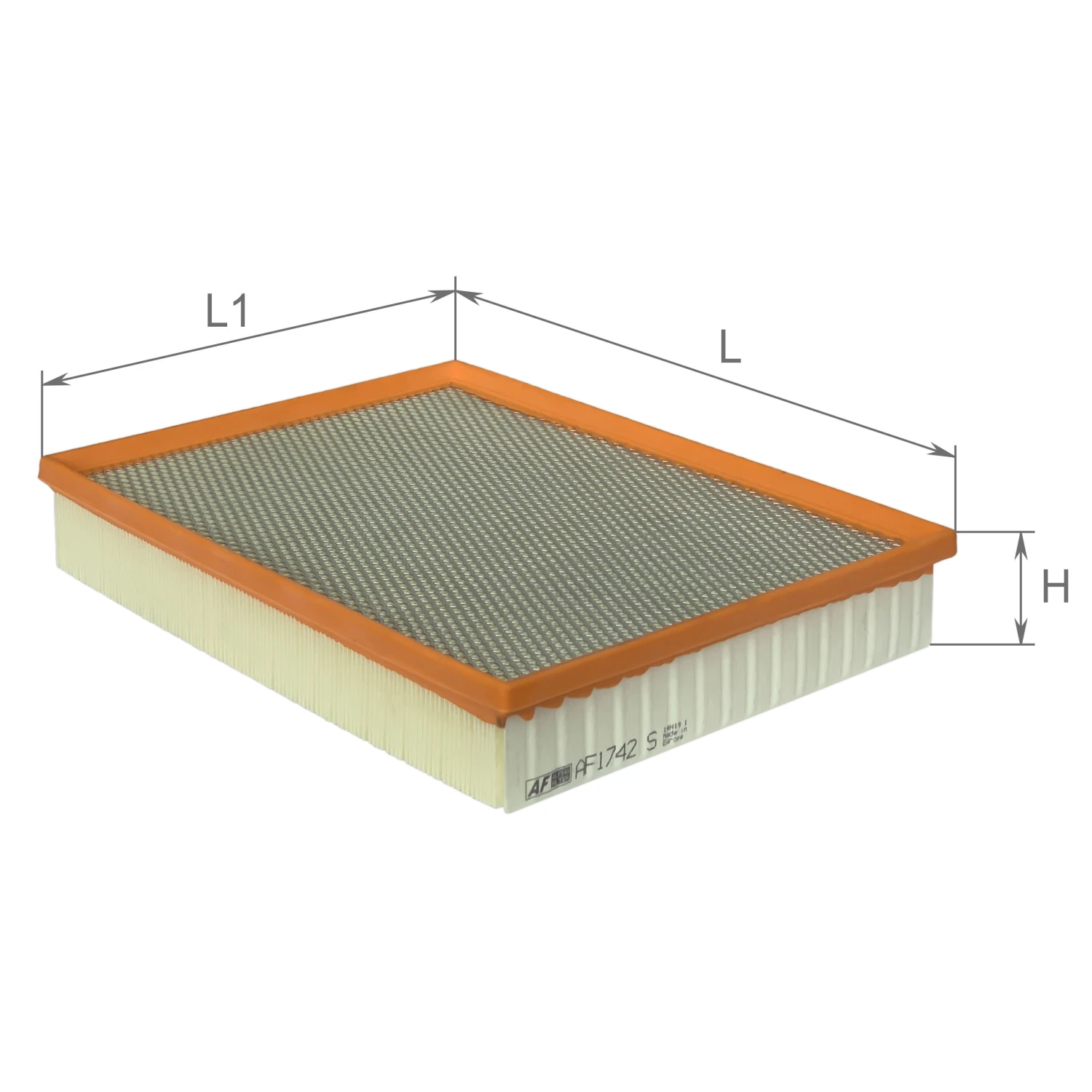 Фільтр повітряний Mercedes Sprinter II/VW CRAFTER 06- ALPHA FILTER (AF-1742s)