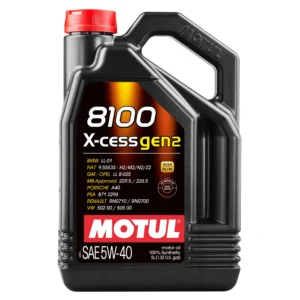 Олива моторна MOTUL 8100 X-cess gen2 5W-40 5 л (109776/368206/102870)