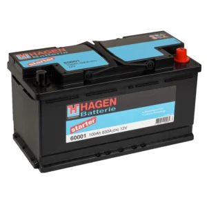 Акумулятор HAGEN BATTERIE 12V 100Ah 830A R+ 353 мм х 175 мм х 190 мм (60001)