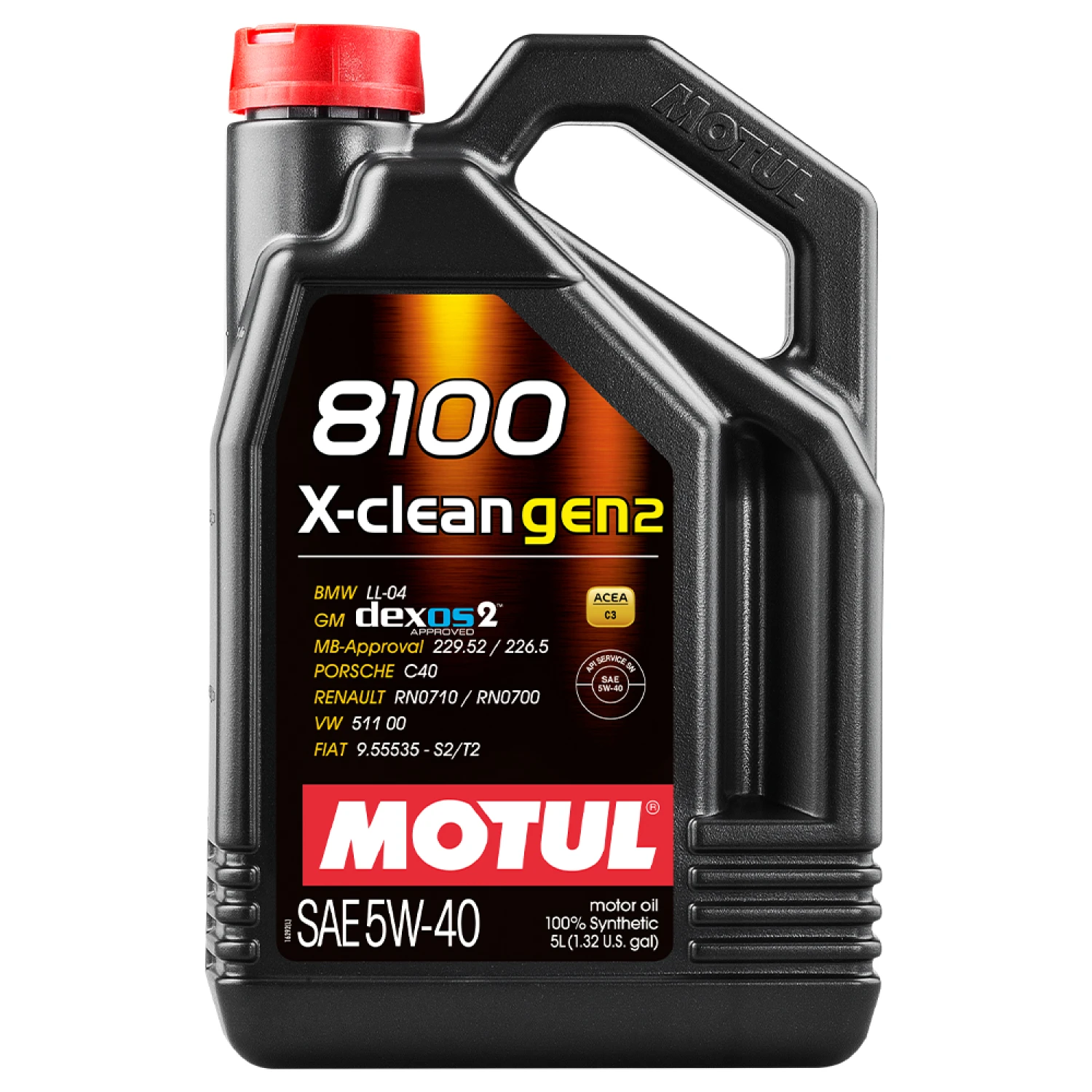 Олива моторна MOTUL 8100 X-clean gen2 5W-40 5л (109762/854151)