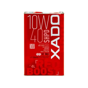 Олива моторна XADO 10W-40 SHPD (SL/CI-4) Red Boost напівсинтетична 4 л (ХА 26249)