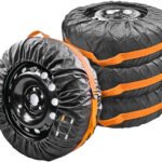 Чохол на колеса авто R13/R15 поліестер чорний, к-кт 4 шт (LAVITA)