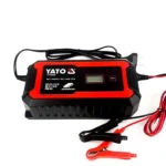 Зарядний пристрій до акумуляторів 6V-2А 12V-10А мережевий з LCD дисплеєм, 230В, макс. 240AГод (YATO)