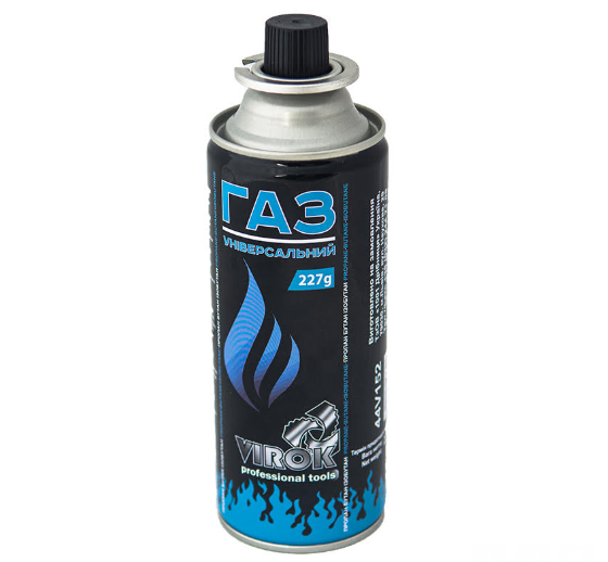 Балон газовий 1-разовий з цанговим з'єднанням (швидким) 227g/392ml. (E417) [4/28]