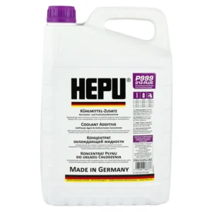 Рідина охолоджуюча HEPU Антифриз -38 °C G12+ фіолетова концентрат 5 л (P999-G12plus-005)