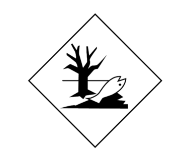 Знак небезпеки "Небезпечні речовни" (метал) 30х30 Метал (2601721038)